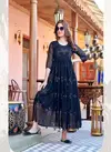 Tung Neha Fancy Designer Wholesale Georgette Embroidery Kurtis